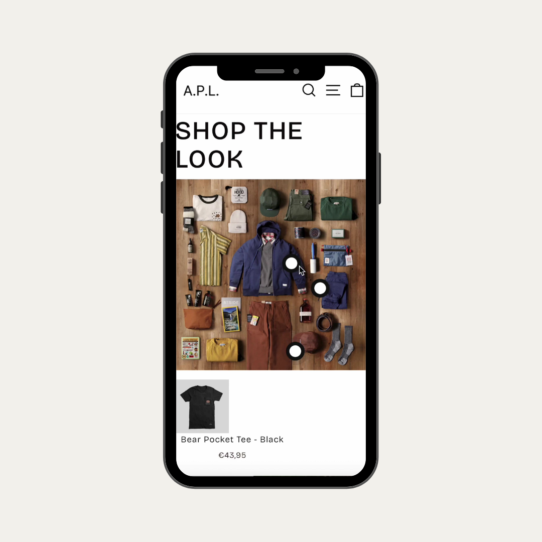 Preview Bild für das Mockup des Shopify Theme Impulse zeigt Kategorie Bubbles.